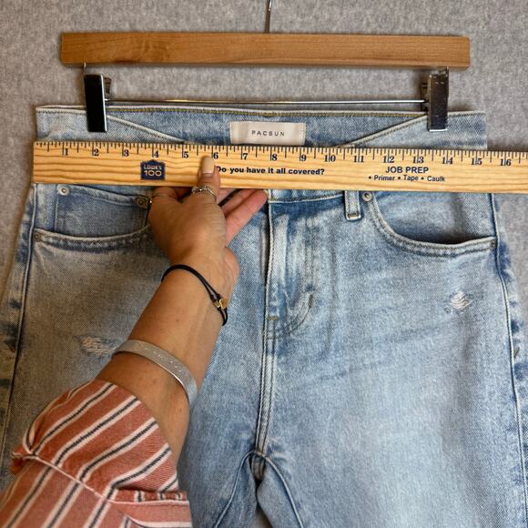 PACSUN Jeans Men’s 28 30 Athletic Slim Distressed Fade Grunge Casual Denim Punk - Picture 7 of 16